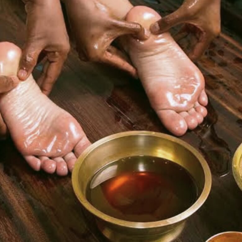 Pada Abhyangam therapy